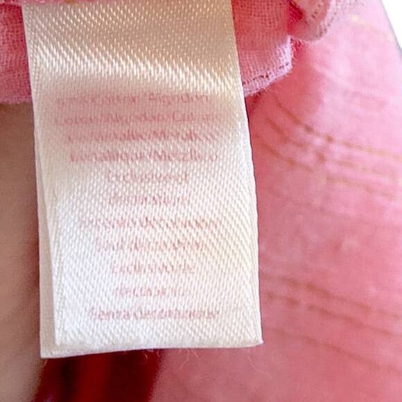 Lilly Pulitzer Textured Metallic Stripe Tunic Dress in Pastel Pink Gold Large - Picture 8 of 12